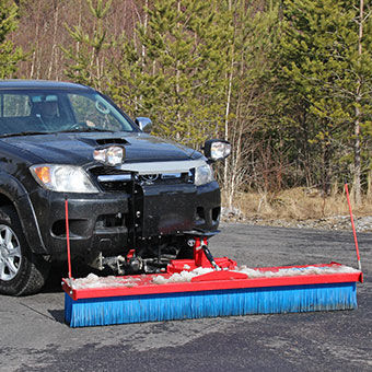 Kehrsauger für Lademaschinen - SWEEPAWAY™ - HillTip - für Gabelstapler / Straßen / Straßen