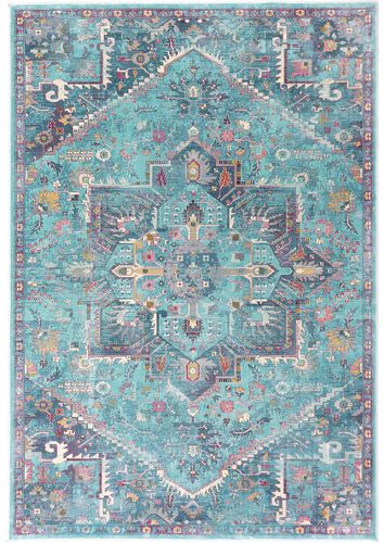 Vintage-Teppich - AZTECA - Cutcut - Motiv / Viskose / rechteckig