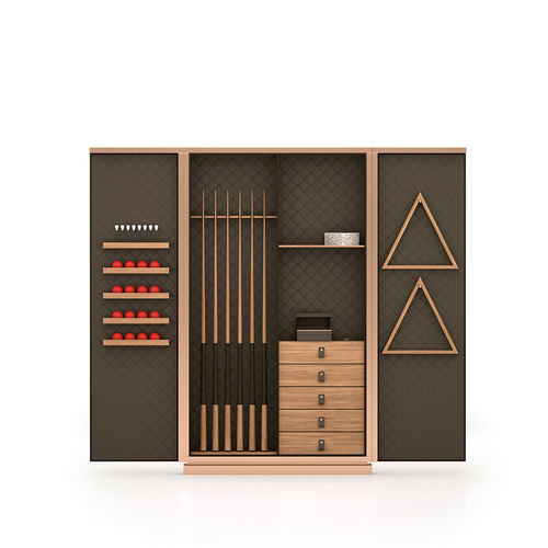 Moderner Kleiderschrank - Unus - cirillobiliardi snc - Holz / mit Schwingtür / mit Schublade