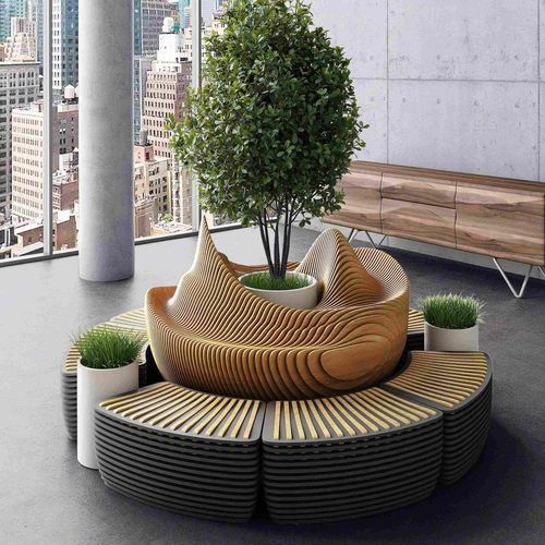 Moderne Bank - Alexia - MyWoodream - Holz / Sperrholz / Birke