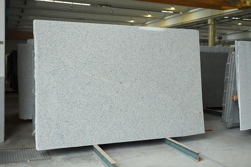 Granitsteinplatte - BLANCO CRISTAL - Eurobandas S.A. - für Fußboden / für Innenausbau / für Fassaden