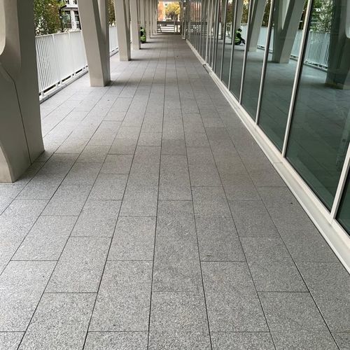 Granitsteinplatte - GRIS TRAGAL - Eurobandas S.A. - für Fußboden / für Innenausbau / für Fassaden