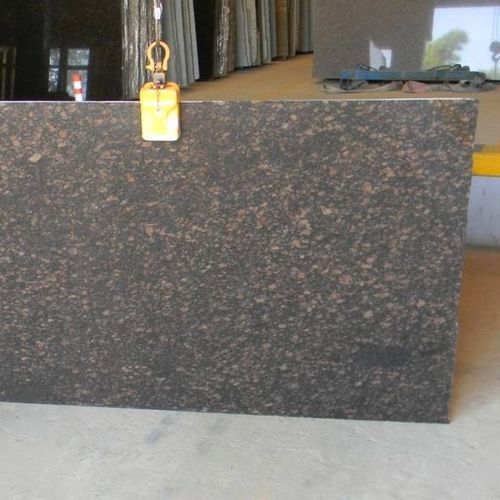 Granitsteinplatte - TAN BROWN - Eurobandas S.A. - für Fußboden / für Innenausbau / für Fassaden