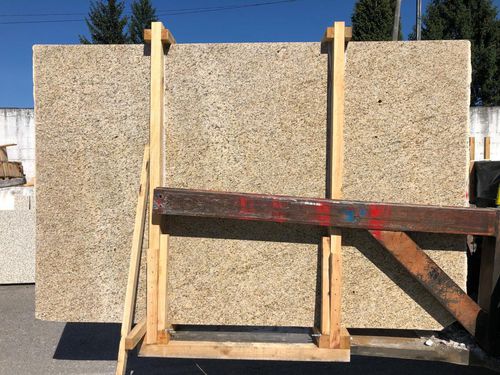 Granitsteinplatte - GIALLO TOPAZIO - Eurobandas S.A. - für Fußboden / für Innenausbau / für Fassaden