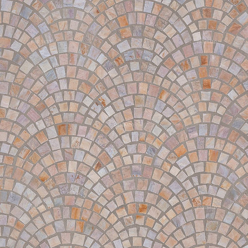 Quarzitplattenbelag - SAO TOME FAN - BRAZILIAN STONES - für Außenbereich / für Terrasse / texturiert