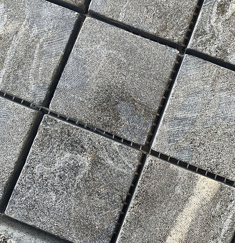 Naturstein-Mosaikfliese - CARBONE TUMBLED - BRAZILIAN STONES - für den Innenraum / Wand / Boden