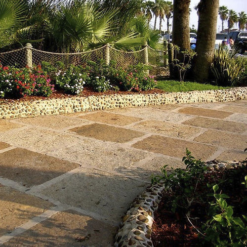 Quarzitpflaster - OCHRESTONE HAND CUT - BRAZILIAN STONES - für Außenbereich / für den Innenraum / für Terrasse