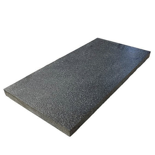 Granitplattenbelag - ABSOLUTE GRANITE  - BRAZILIAN STONES - für Außenbereich / gebürstet / schwarz