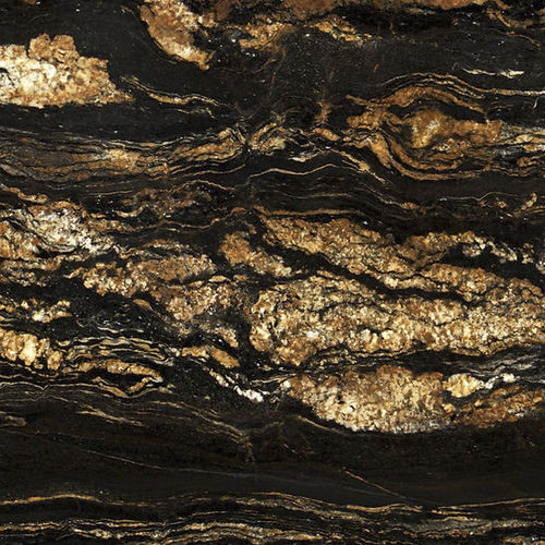 Glimmer-Steinplatte - TITANIUM  - BRAZILIAN STONES - für Fußboden / poliert / Marmoroptik