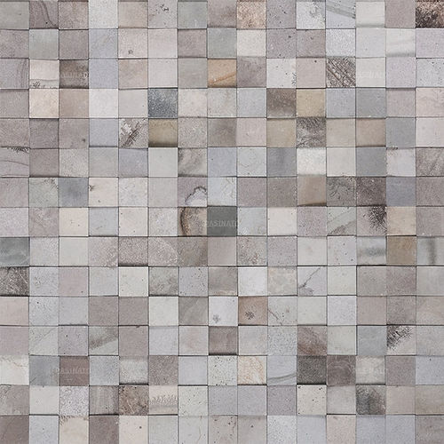 Basalt-Verblendplatte - VULCANO SQUARE  - BRAZILIAN STONES - für den Innenraum / Außen / verklebt
