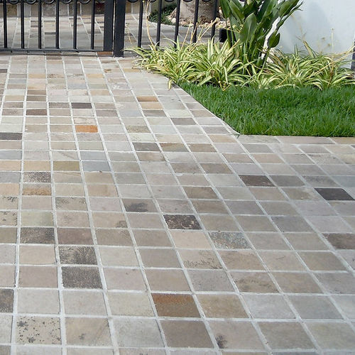 Steinplattenbelag - VULCANO BONDED MESH  - BRAZILIAN STONES - für Außenbereich / für Terrasse / für Garten