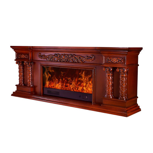 Elektrokamin - Electric fireplace Galiot brown - Art Flame  - freistehend / bodenstehend / Einseitig