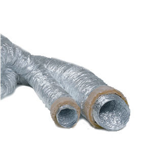 Elastischer Lüftungskanal - ISOAIRFLEX - airRoxy Sp. z o.o. - Polyester / Aluminium / wärmeisoliert