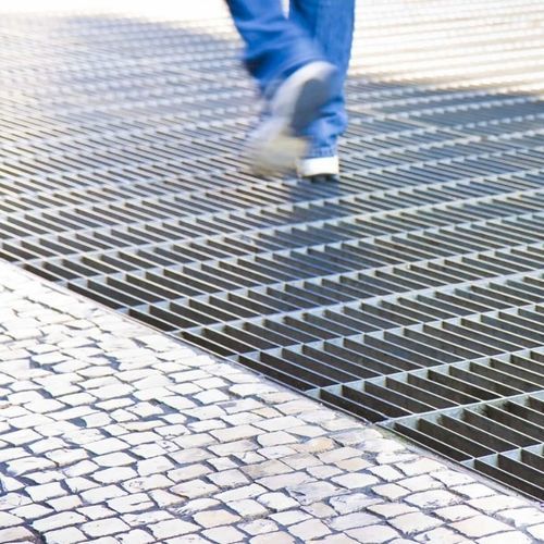 Stahl-Gitterrost - KENTE MESH MANUFACTURE CO.,LIMITED - für Gitter für Industrieböden / für Übergang / für Treppenstufen