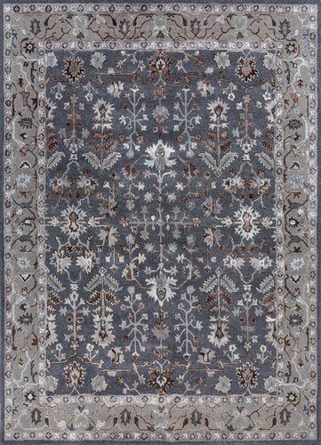 Traditioneller Teppich - KASBAH - Jaipur Rugs - Blumenmotive / orientalisches Motiv / Wolle
