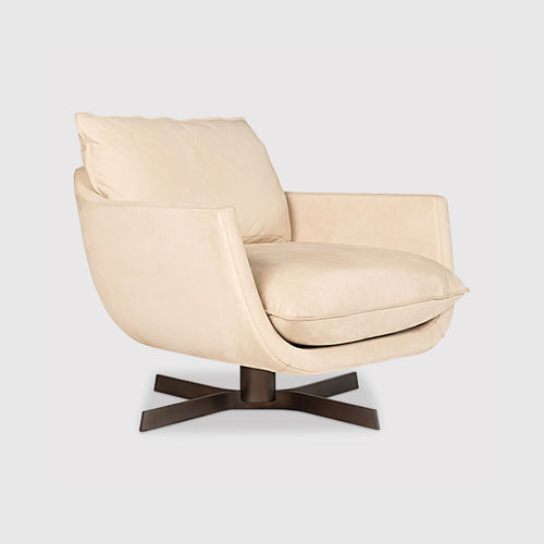 Moderner Sessel - RUA LEBLON - MAN OF PARTS - Stoff / Leder / Metall