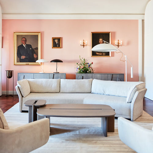 Ecksofa - RUE DE BABYLONE - MAN OF PARTS - modern / für Wohnzimmer / Stoff