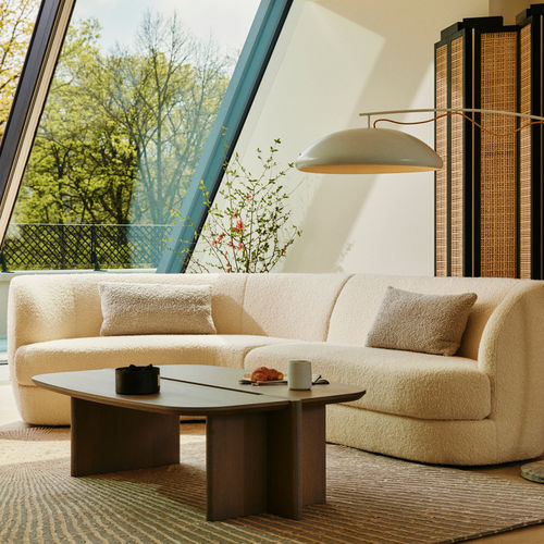 Moderner Couchtisch - SURFSIDE - MAN OF PARTS - Esche / Gestell aus Esche / oval
