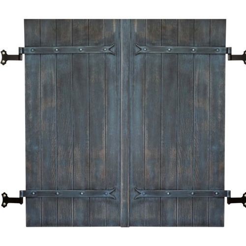 Einflügeliger Fensterladen - proven&ccedil;al - Les volets du soleil - Verbundwerkstoff / Holzoptik / gestrichen