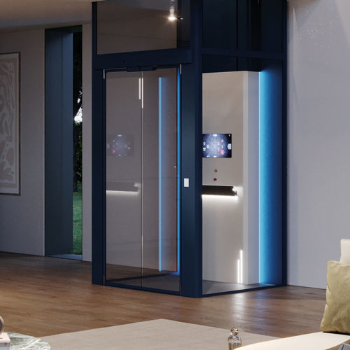 Elektrischer Aufzug - CODE - NOVA Elevators - für Privathaushalt / Panorama / ohne Maschinenraum