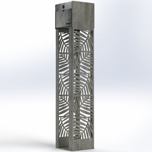 Sockel-Aschenbecher - Printemps - URBAN TENDANCES - galvanisiertem Stahl / Cortenstahl / aus lackiertem Stahl
