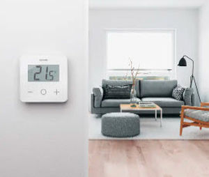 Elektronisches Thermostat - T-27 - Uponor - smart / Raum / weiß
