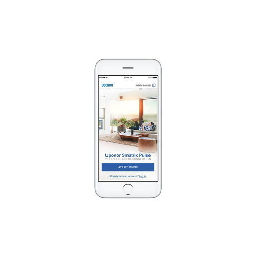Mobile Applikation / Thermische Berechnung - SMATRIX PULSE  - Uponor - für Heizsystem / für Smartphone