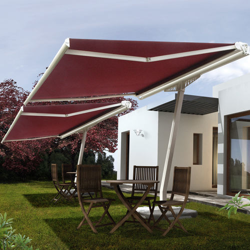Kassettenmarkise - EOS - Giardini Veneti Srl - freistehend / manuell / für Gewerbegebrauch
