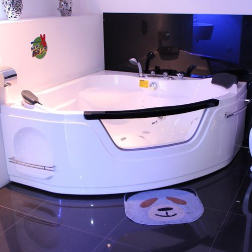 Badewanne für Eckeinbau - CALIFORNIA COMBO - FontanaShowers - freistehend / für Wohnungen / Verbundwerkstoff