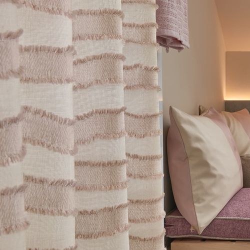 Streifenmuster-Gardine - BOHO - Gardisette - Baumwolle / Polyester / waschbar