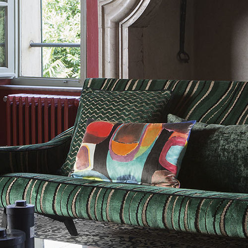Möbelstoff - PAINTBOX - CARLUCCI - Motiv / Polyester / Samt