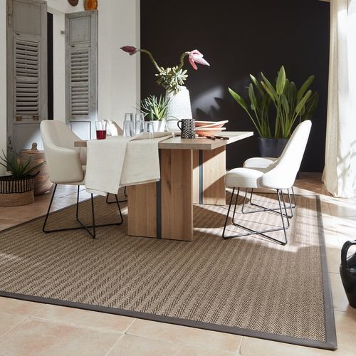 Gewebter Teppichboden - LODGE - JAB ANSTOETZ FLOORING - Sisal / für Gewerbegebrauch / Motiv