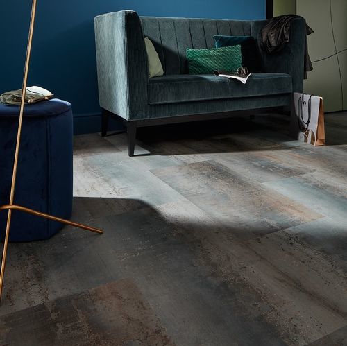 Vinyl-Bodenbelag - STEEL   - JAB ANSTOETZ FLOORING - für den Innenraum / für Treppenstufen / für Büro