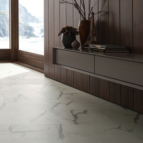 Vinyl-Bodenbelag - CARARRA  - JAB ANSTOETZ FLOORING - für den Innenraum / für Treppenstufen / für Büro