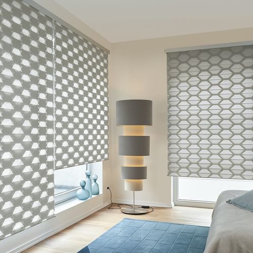 Jalousie für Fenster - CONE - JAB ANSTOETZ SYSTEMS - Stoff / für Gewerbegebrauch / motorisiert