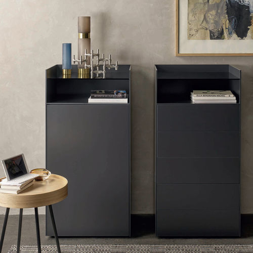 Moderner Chiffonnier - AN Collection GmbH - lackiertes Holz / grau / braun