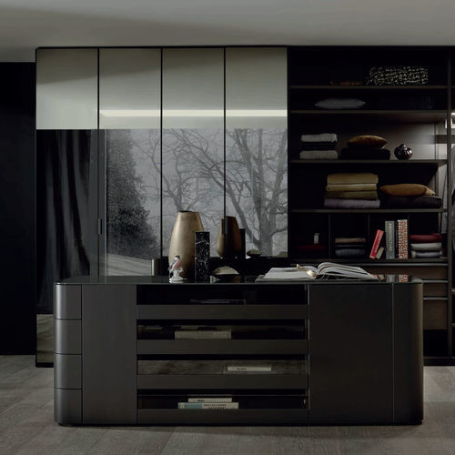 Moderne Kommode - WALK_in - AN Collection GmbH - lackiertes Holz / rechteckig / mit Schublade
