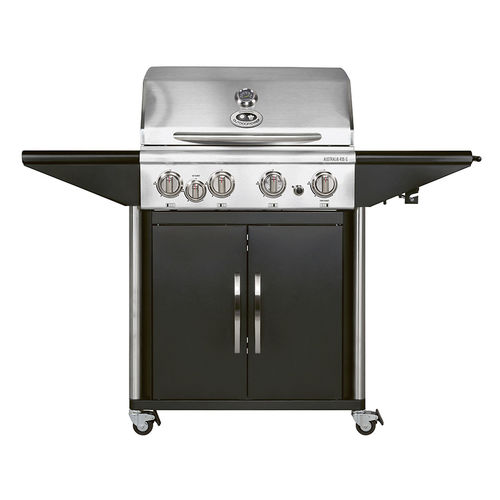 Gas-Gartengrill - AUSTRALIA 455 G - Fontana Forni s.r.l. - auf Rollen / Edelstahl / mit Stauraum