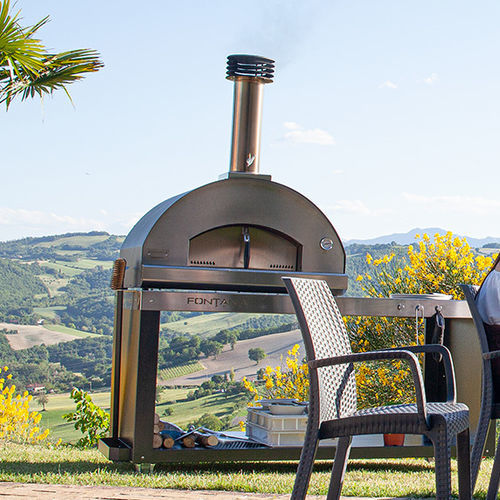 Pizzaofen für Privatgebrauch - MARGHERITA - Fontana Forni s.r.l. - Holz / Stikken / freistehend