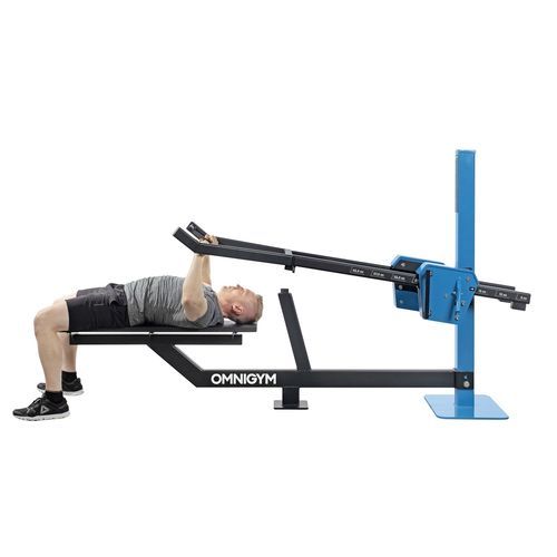 Brustpressbank-Fitnessgerät - Omnigym Oy - für Außenbereich / für Gewerbegebrauch