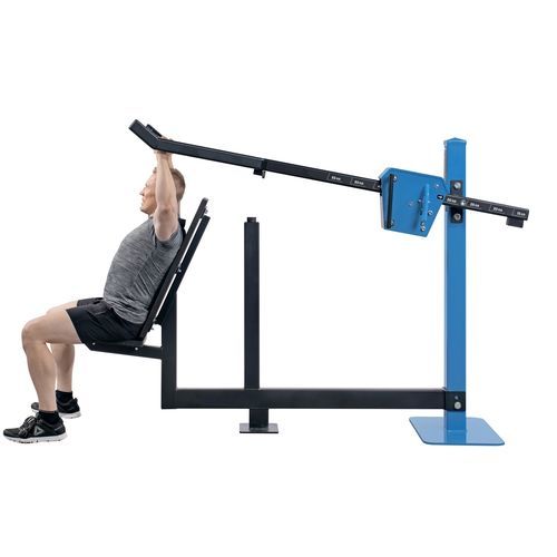 Schulterpresse-Fitnessgerät - FRONT  - Omnigym Oy - für Außenbereich / für Gewerbegebrauch