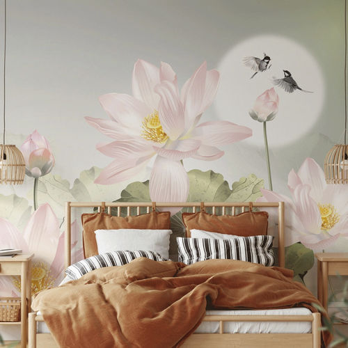 Moderne Tapete - orchidée romantique - MuralConcept - Vlies / Blumen / Panorama