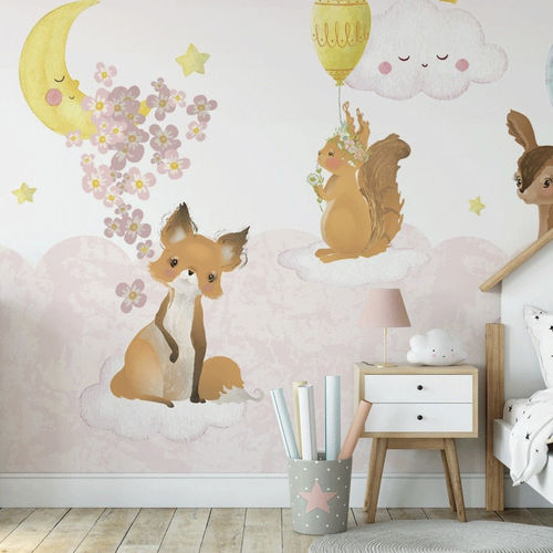 Tapete für Babyzimmer - nuage - MuralConcept - modern / Vlies / Panorama