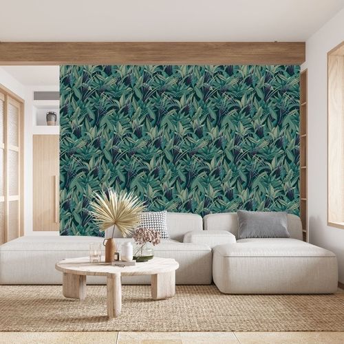 Moderne Tapete - tendance feuille - MuralConcept - Vlies / Panorama / grün