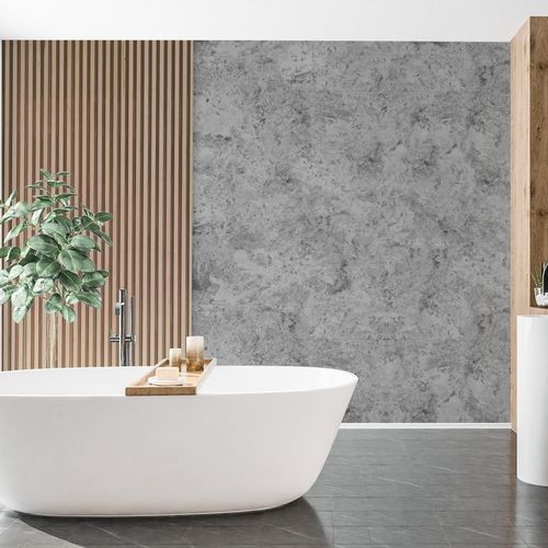 Moderne Tapete - tasseau chêne - MuralConcept - Vlies / Panorama / Betonoptik
