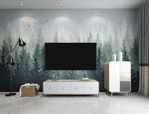 Moderne Tapete - forêt canadienne - MuralConcept - Vlies / Naturmotiv / Panorama