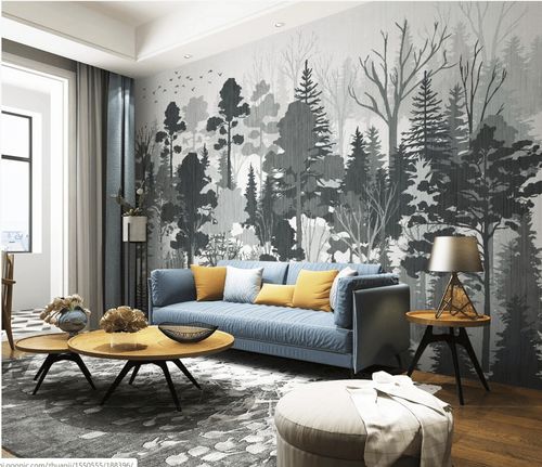 Moderne Tapete - forêt  - MuralConcept - Vlies / Naturmotiv / Panorama