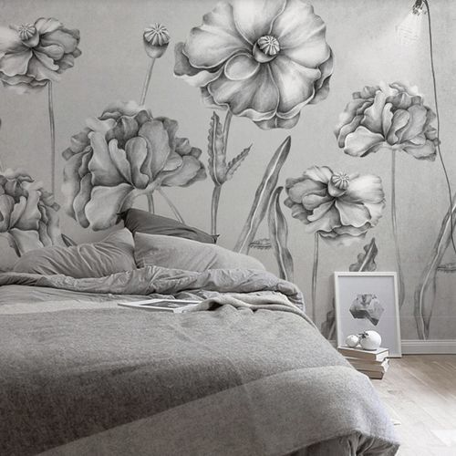 Moderne Tapete - bucoliques  - MuralConcept - Vlies / Blumenmotiv / Panorama