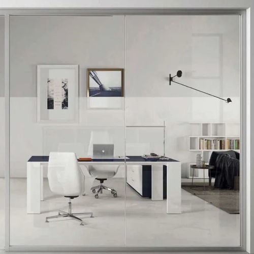 Abnehmbare Trennwand - GRACE  - doal - mit Glasfront / Aluminium / für professionellen Einsatz
