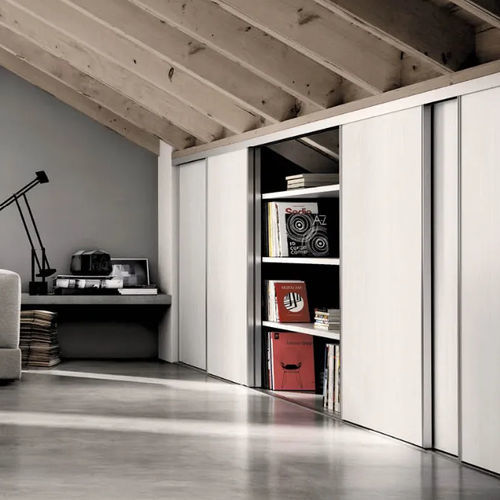 Tür für Innenbereich - Grounded LIKE - doal - Aluminium / Schiebe / modern
